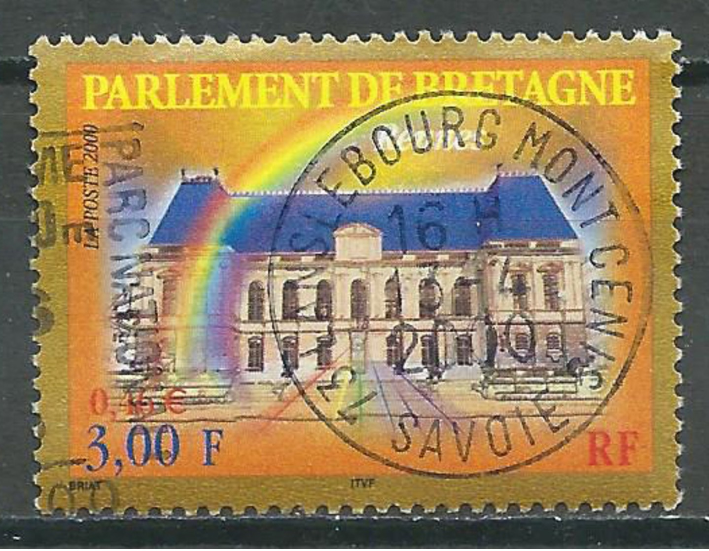 France YT N°3307 Parlement De Bretagne Oblitéré ° - Used Stamps