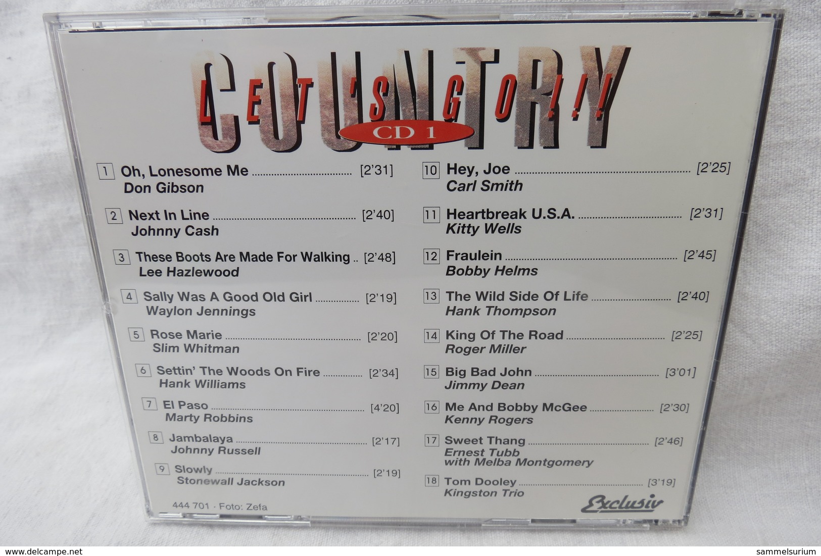 3 CD-Box "Country Let's Go" - Country & Folk