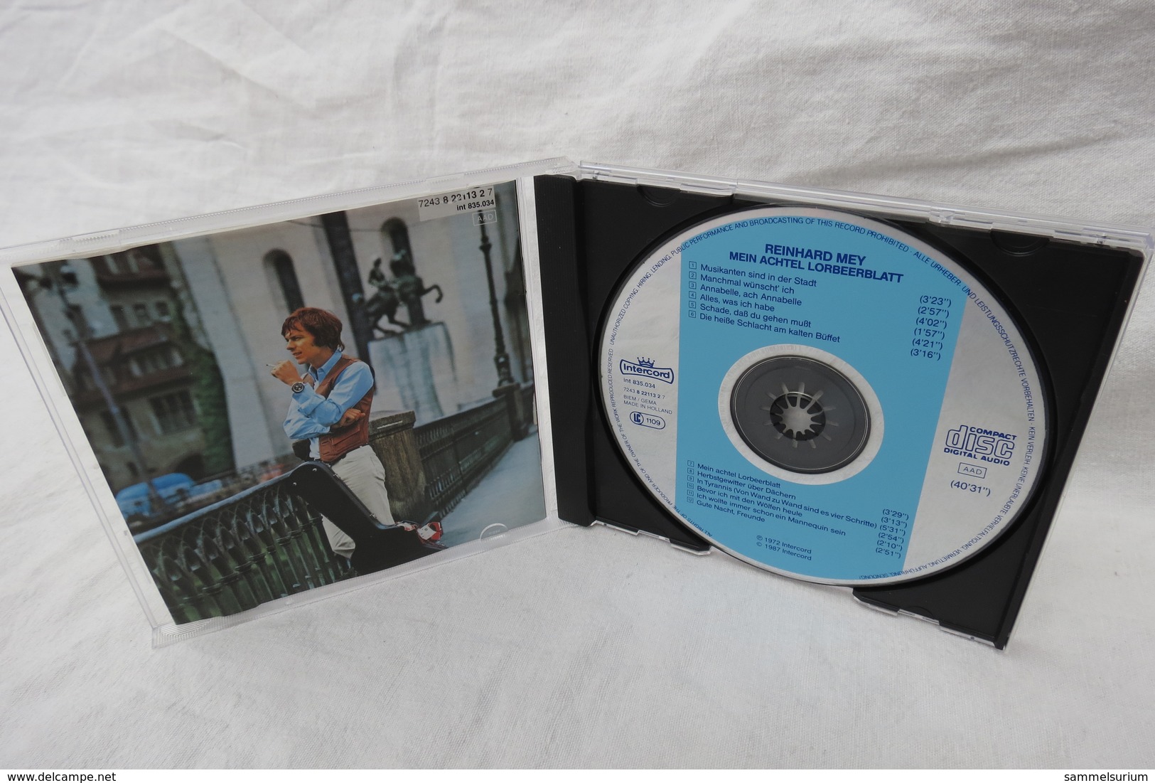 CD "Reinhard Mey" Mein Achtel Lorbeer-Blatt - Autres - Musique Allemande