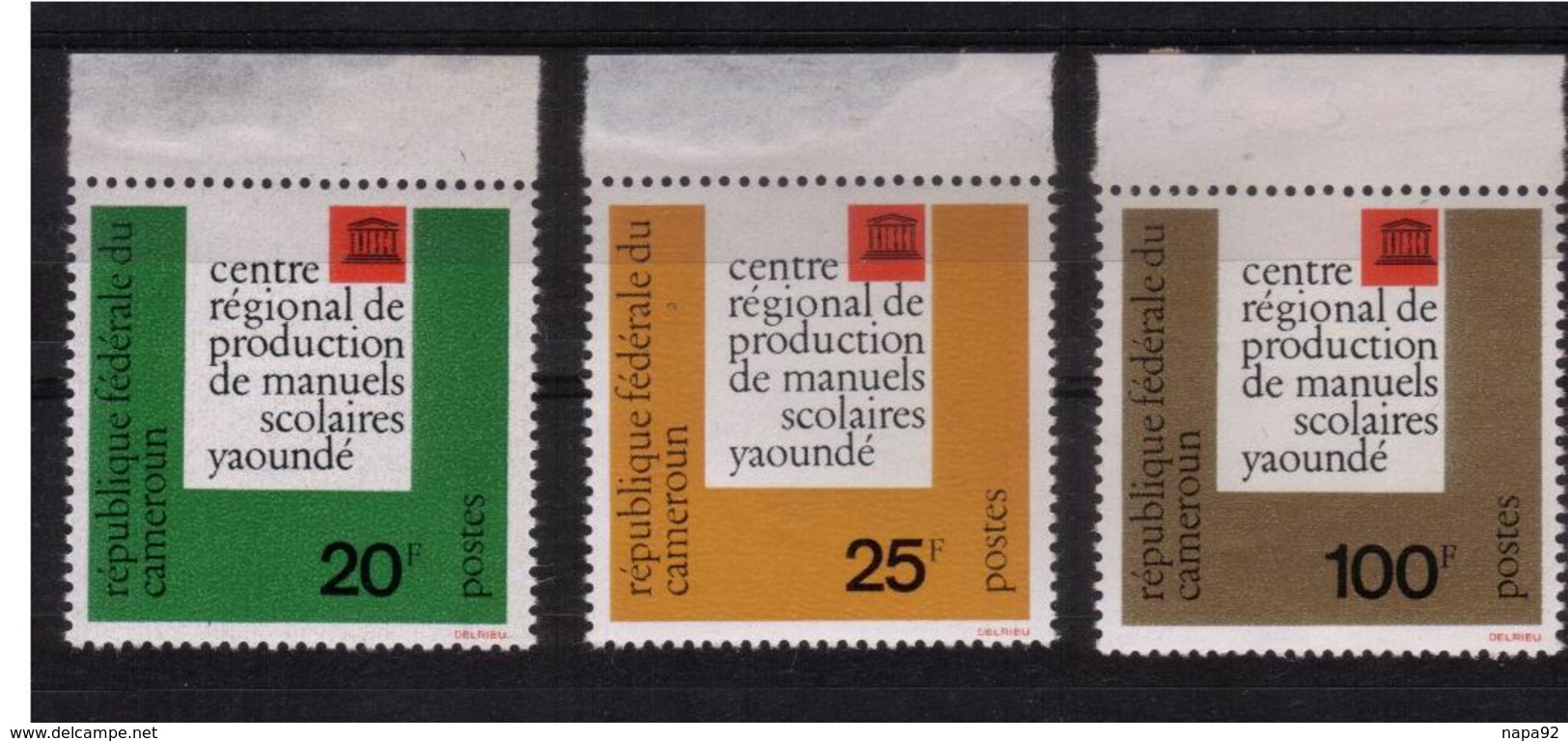 CAMEROUN 1963 YT 369/371 MNH - Camerún (1960-...)