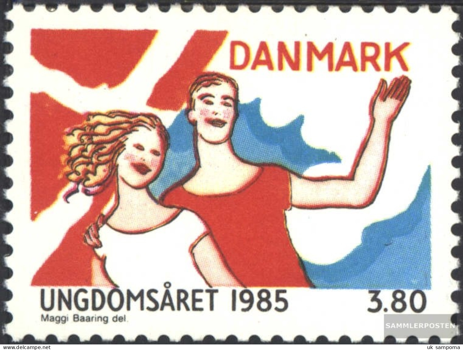 Denmark 834 (complete Issue) Unmounted Mint / Never Hinged 1985 Year The Youth - Unused Stamps