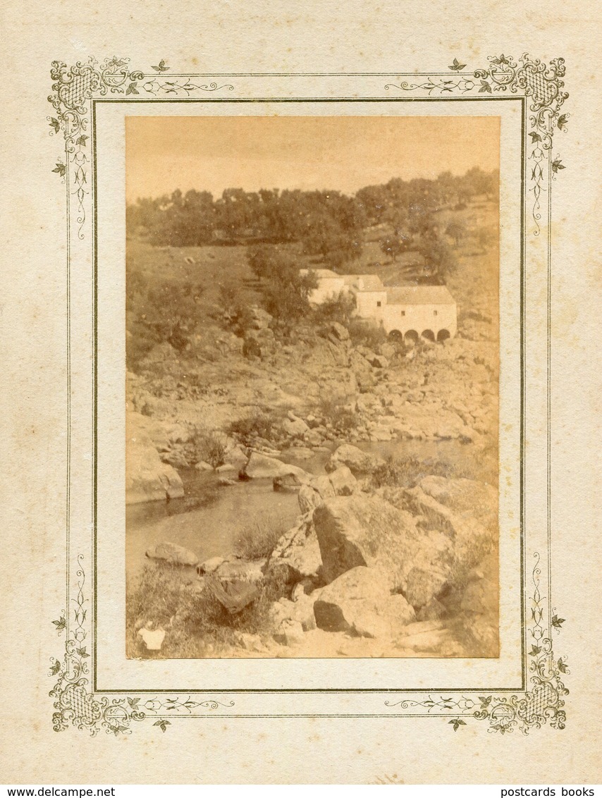 Fotografia Antiga MOINHO DE AGUA No RIO XARAMA / TORRÃO / ALCACER Do SAL. Old Sepia Photo WATER MILL (Setubal) PORTUGAL - Anciennes (Av. 1900)