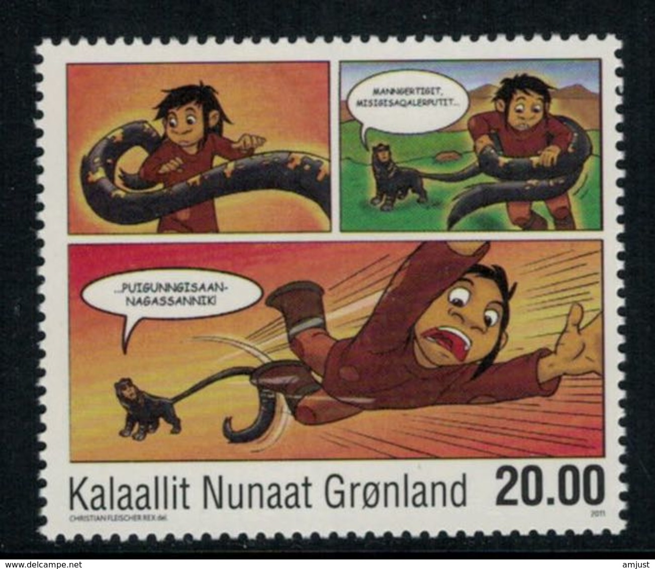 Groenland 2011 // Bande Dessinées Timbre Neuf ** MNH No.568 Y&T - Neufs