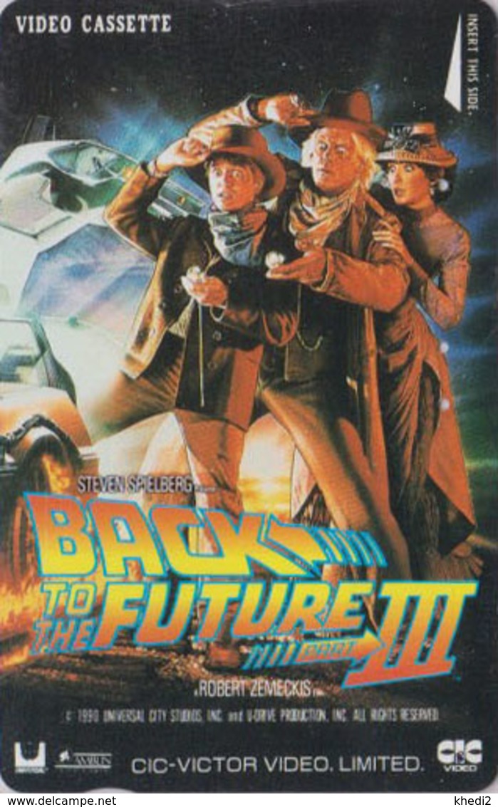 Télécarte Japon / 110-011 - CINEMA - BACK TO THE FUTURE ** MICHAEL J. FOX  - MOVIE Japan Phonecard - KINO TK - 11246 - Cinéma