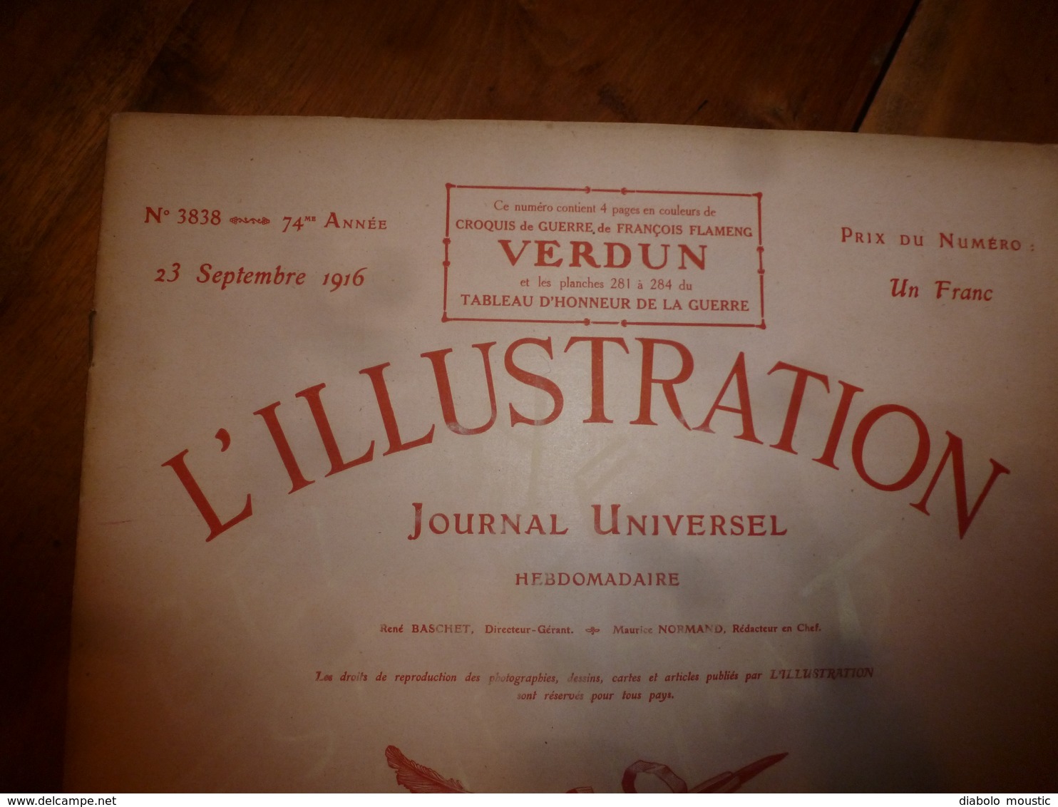 1916 L'ILLUSTRATION (23 Septembre) : Les Chiens-Soldats Des Belges; Belloy ; Estrée ; Le Bois DELVILLE ; Longueval ; - L'Illustration
