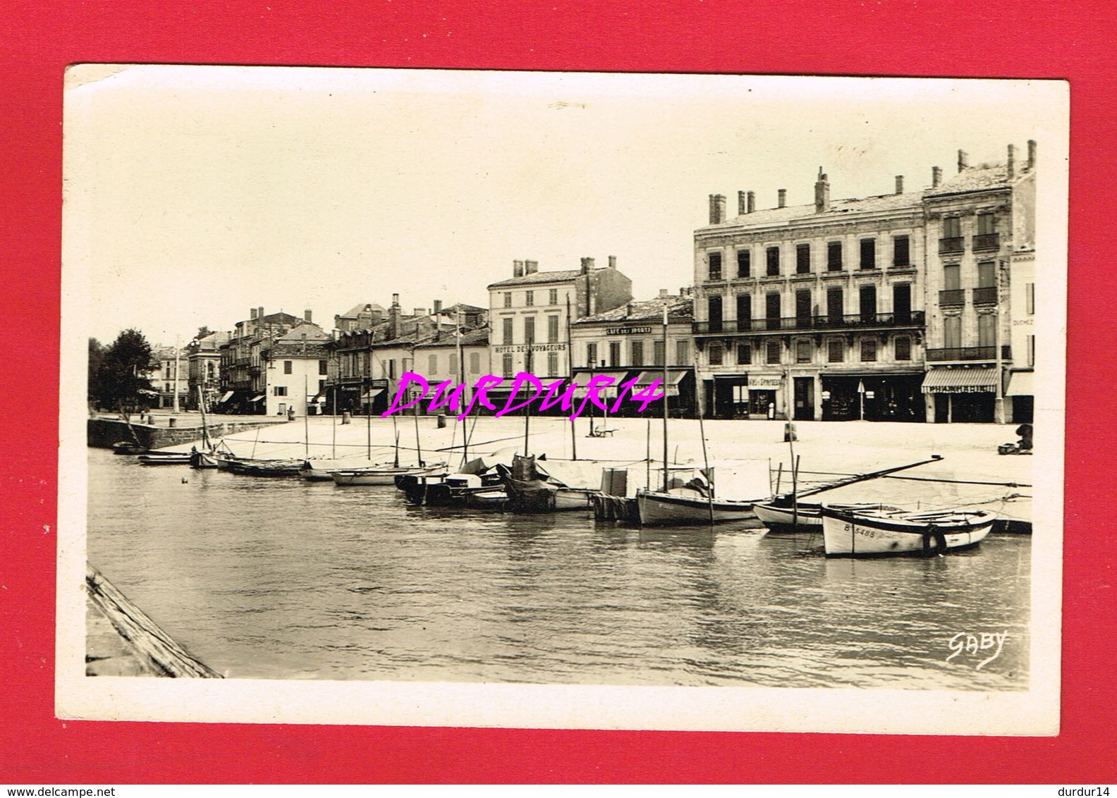 33 Gironde BLAYE Cours Du Port Et Le Chenal à Marée Haute - Blaye