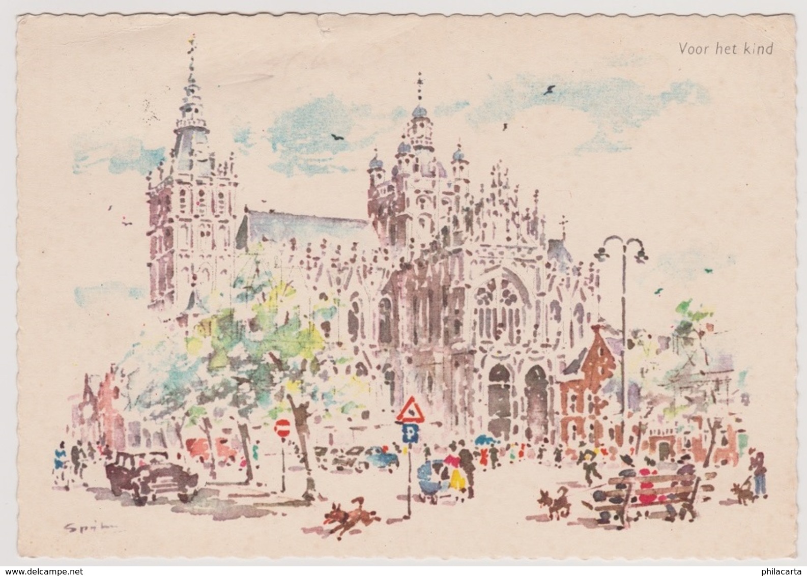 's-Hertogenbosch - Illustratie Basiliek St. Jan - 's-Hertogenbosch