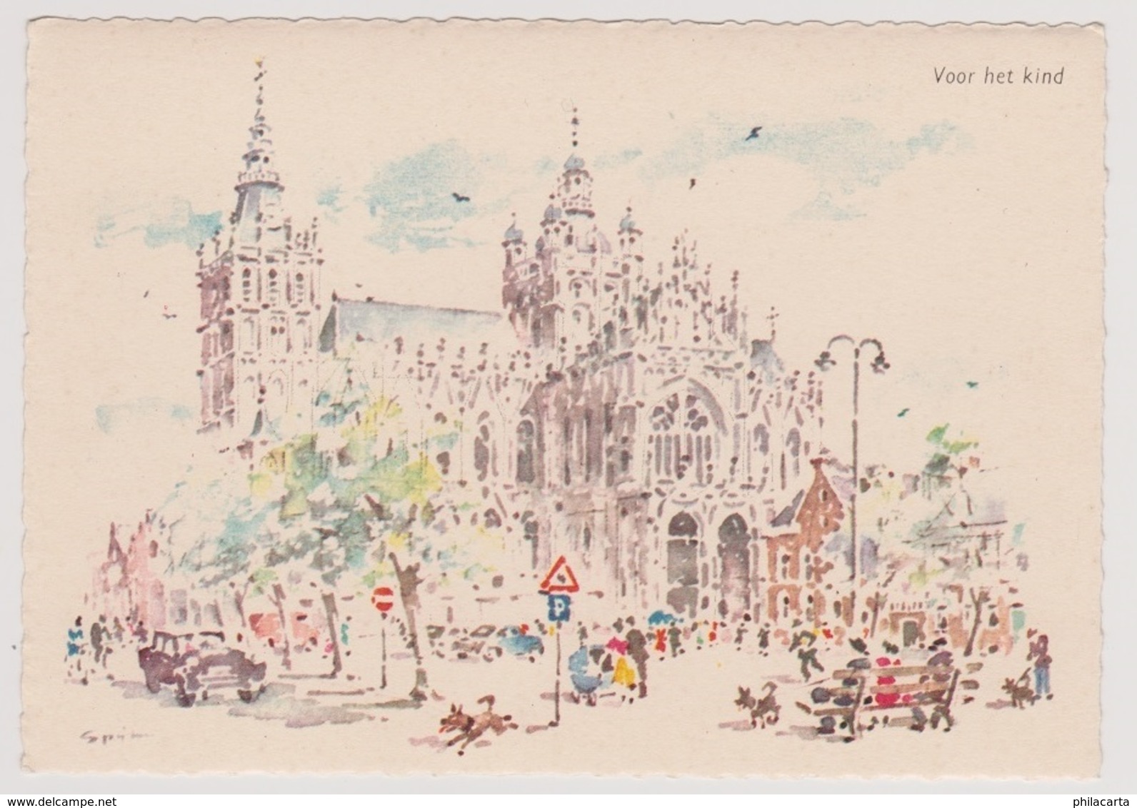 's-Hertogenbosch - Illustratie Basiliek St. Jan - 's-Hertogenbosch