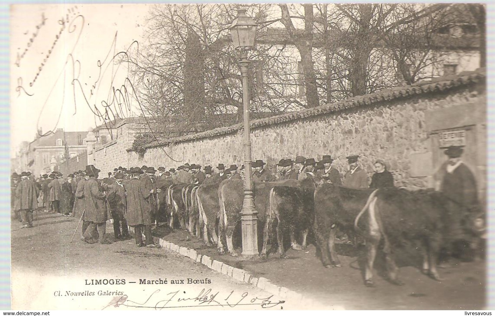 Limoges Marché Aux Boeufs De 1904 - Limoges