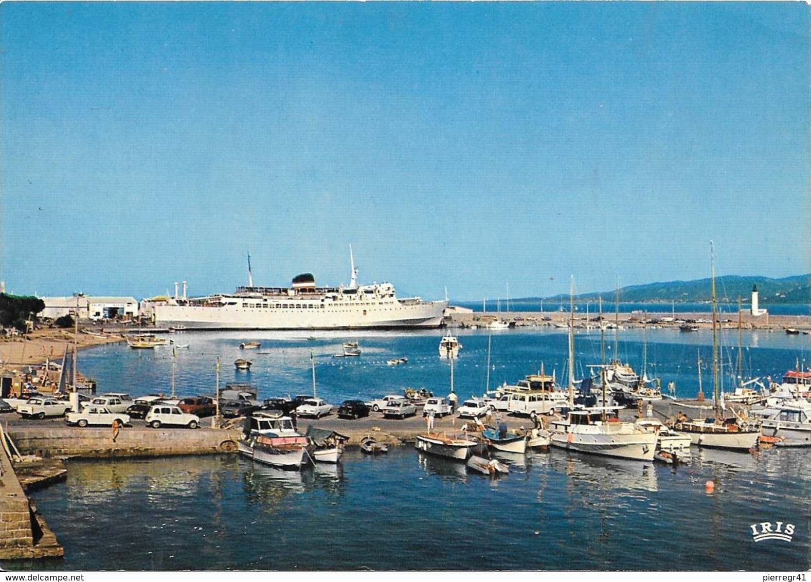 CPA-1960-FERRY-PAQUEBOT -LIAISION - CORSE-Le NAPOLEON- PORT PROPRIANO-Edit Iris -TBE - Ferries