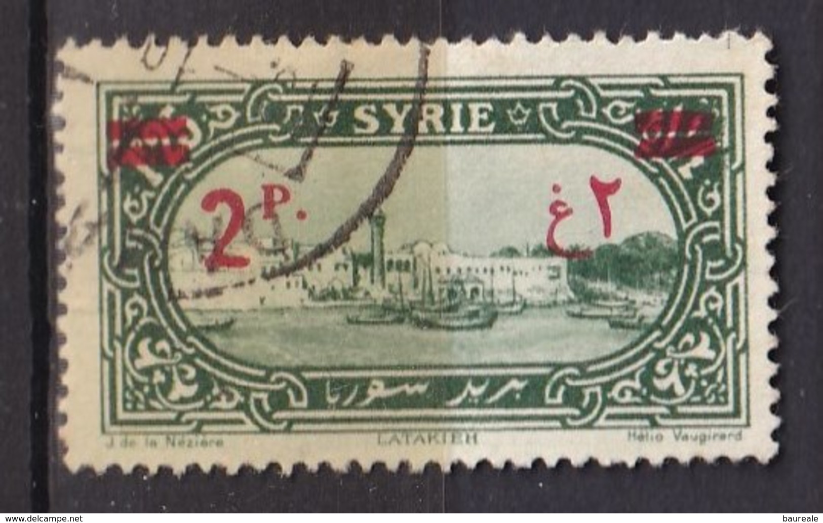 Colonies Françaises - SYRIE -  1928 - Timbre Oblitéré N° YT 189 - Prix Fixe Cote 2017 à 15% - Gebruikt