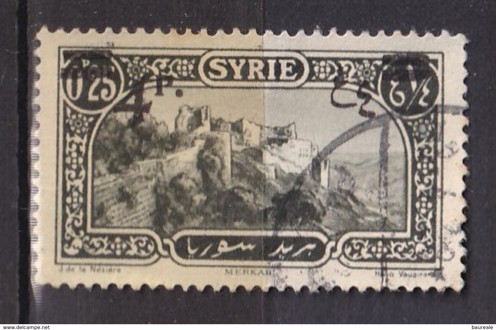 Colonies Françaises - SYRIE -  1926 - Timbre Oblitéré N° YT 180 - Prix Fixe Cote 2017 à 15% - Oblitérés