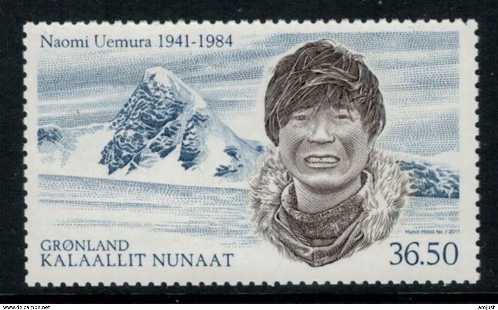 Groenland 2011 // Naomi Uemura, Explorateur Japonais Timbres Neufs ** MNH No.572 Y&T - Neufs