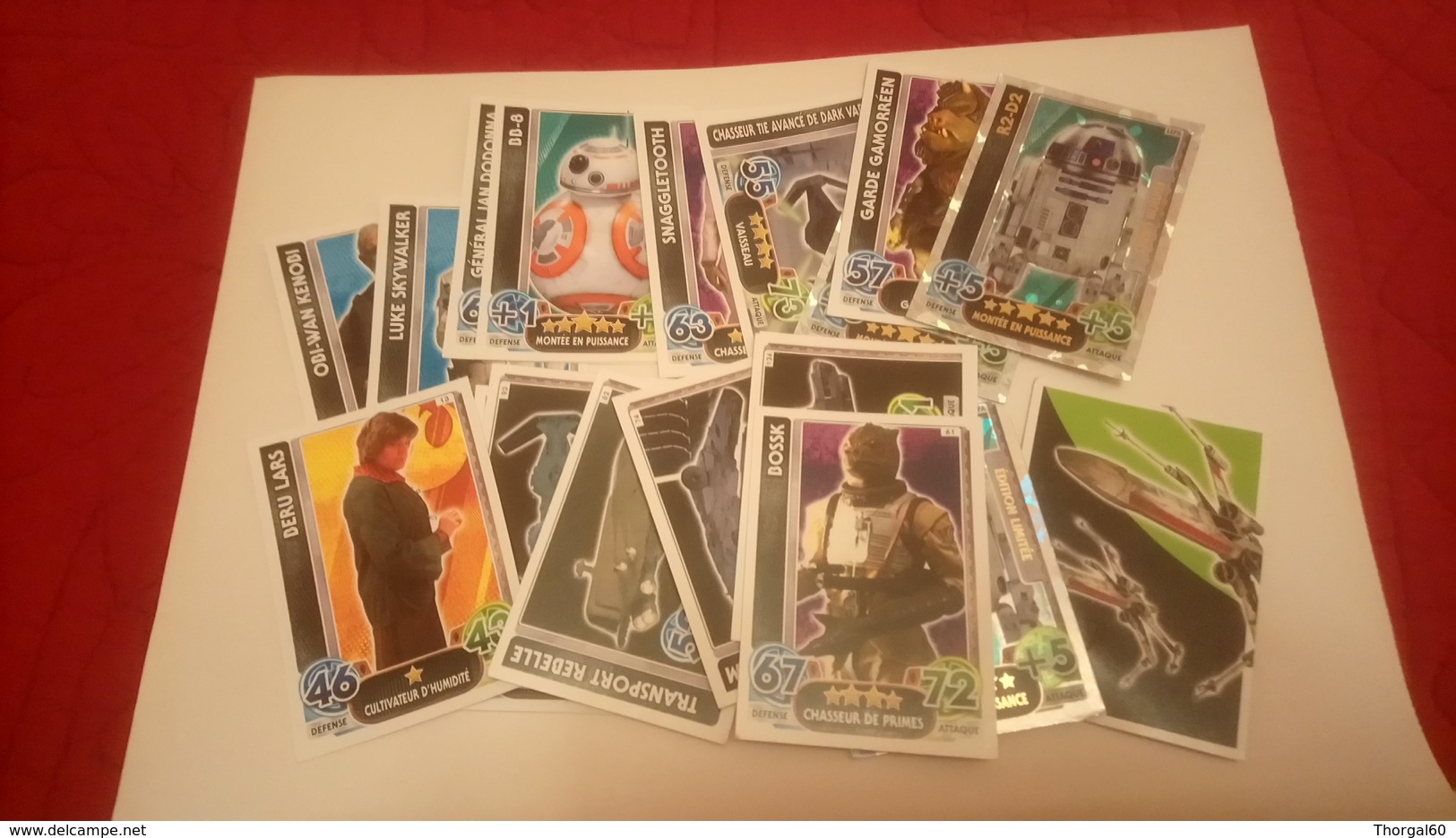 Lot Cartes TOPPS Star Wars Force Attax 2015 (25 Cartes) - Star Wars