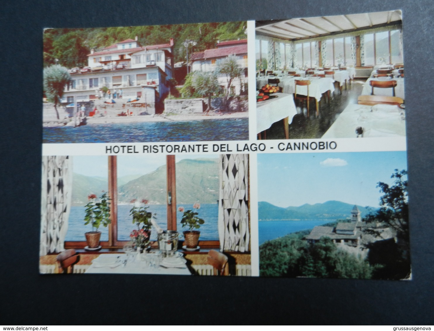 19921) CANNOBIO HOTEL RISTORANTE DEL LAGO NON VIAGGIATA - Verbania