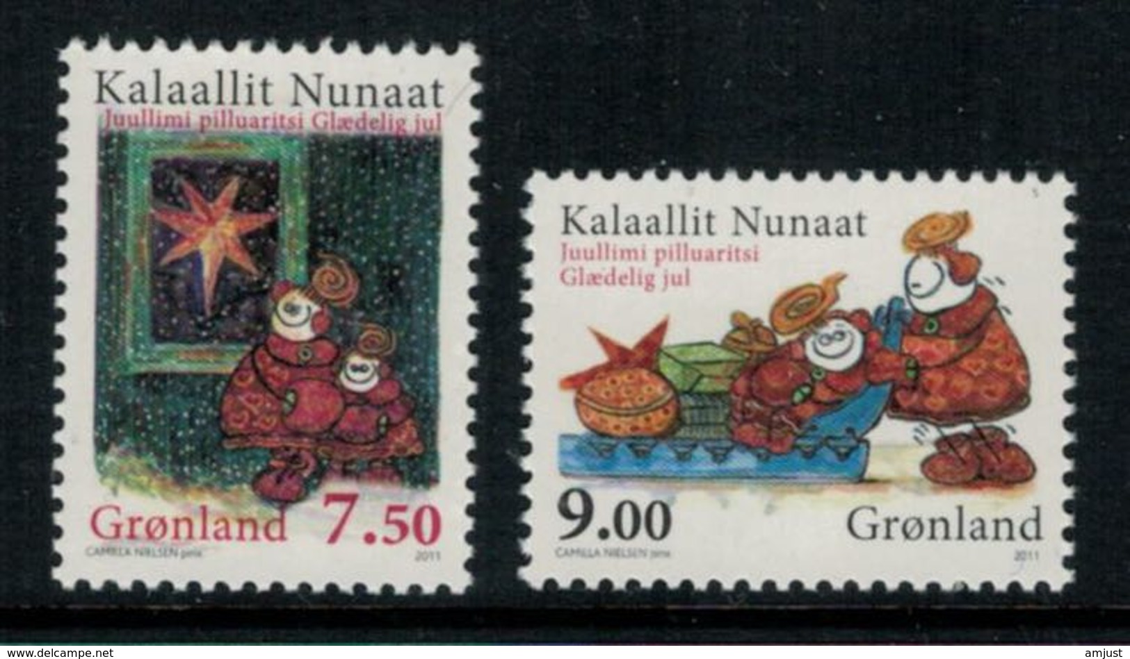 Groenland 2011 // Noël 2011 Timbres Neufs ** MNH No.576-577 Y&T - Neufs