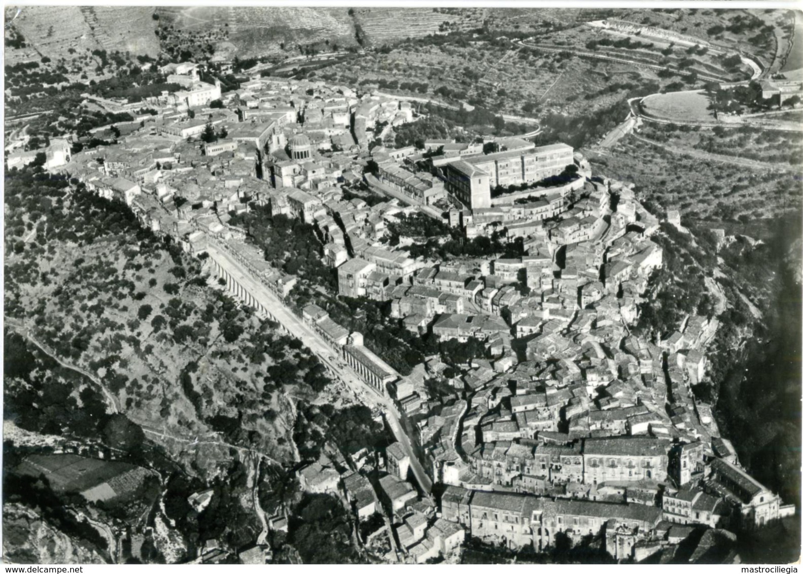 RAGUSA  Rione Ibla  Veduta Aerea - Ragusa