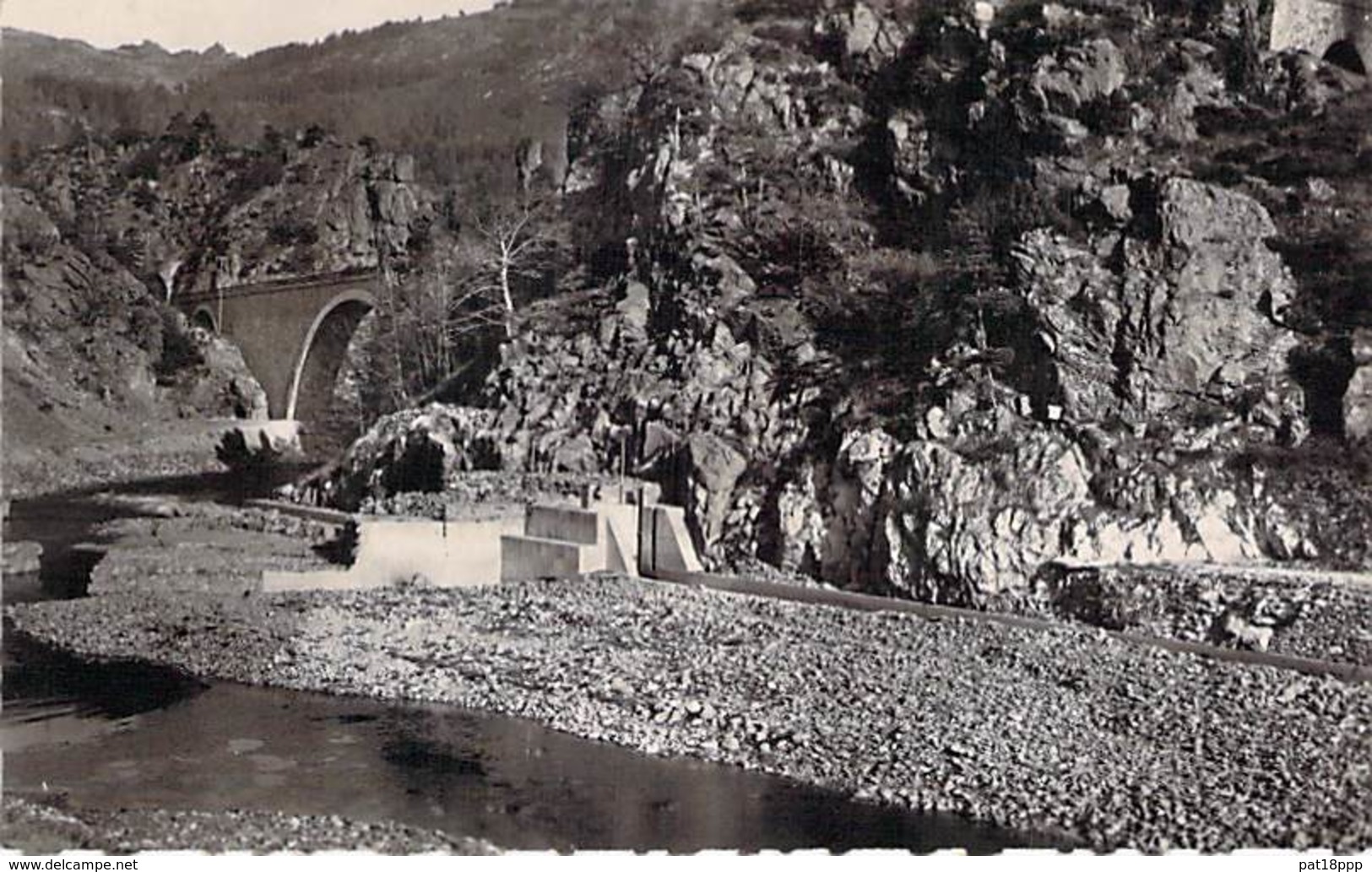 43 - GORGES DE L'ALLIER : L'un Des Ponts De La Ligne PARIS - NIMES - CPSM Dentelée Format CPA 1948 - Haute Loire - Other & Unclassified