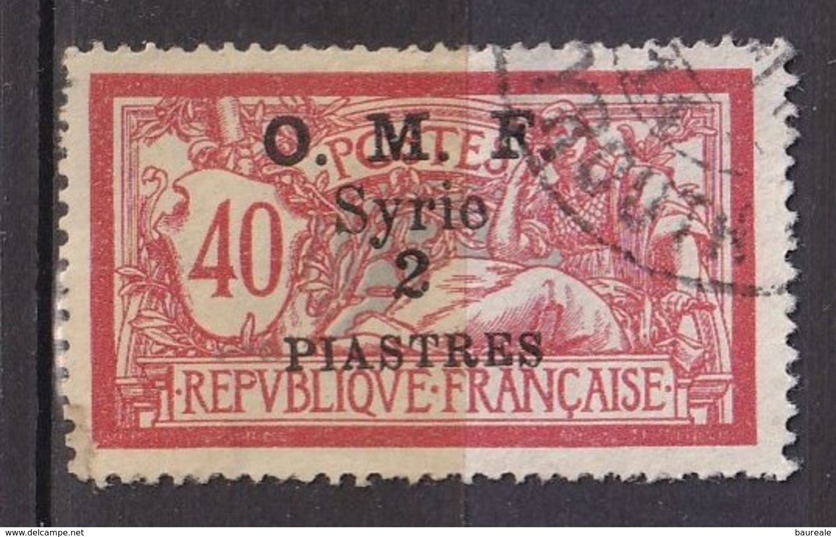 Colonies Françaises - SYRIE -  1920 - Timbre Oblitéré N° YT 63 - Prix Fixe Cote 2017 à 15% - Oblitérés