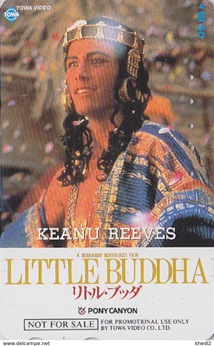 Télécarte JAPON / 110-011 - CINEMA FILM - LITTLE BUDDHA ** KEANU REEVES ** - MOVIE JAPAN Phonecard - NFS L 11263 - Cinéma