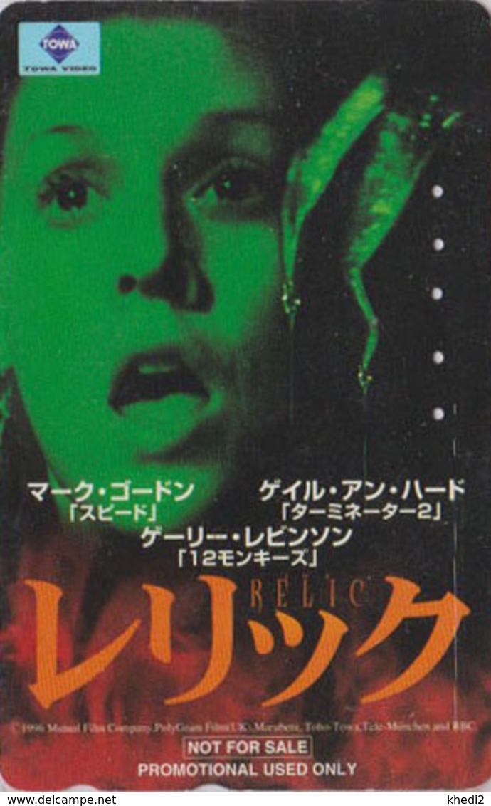 Télécarte Japon / 110-016 - CINEMA FILM - RELIC / Penelope Ann MILLER - Japan Movie Phonecard - Kino TK - NFS 11266 - Cinéma