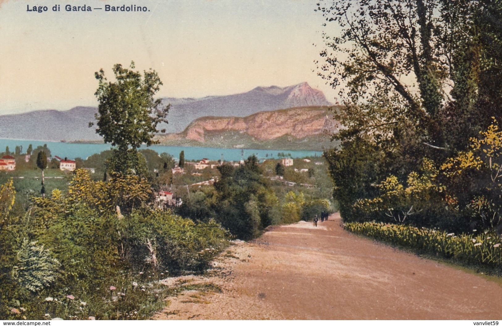 BARDOLINO-VERONA-LAGO DI GARDA-CARTOLINA NON VIAGGIATA -ANNO 1906-1910 - Verona