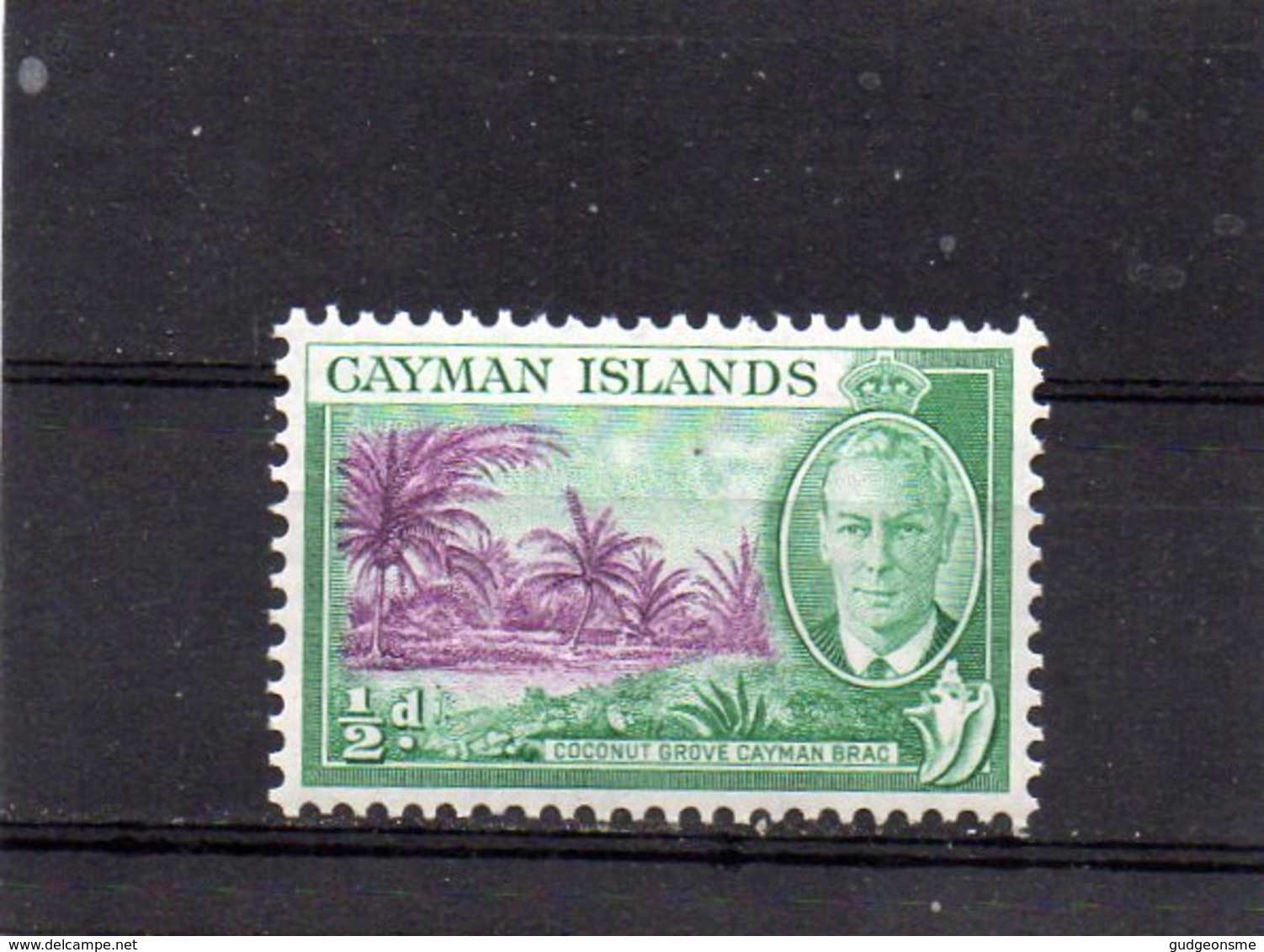 1950 GV1 Definitive Issue 1/2d MNH - Cayman Islands