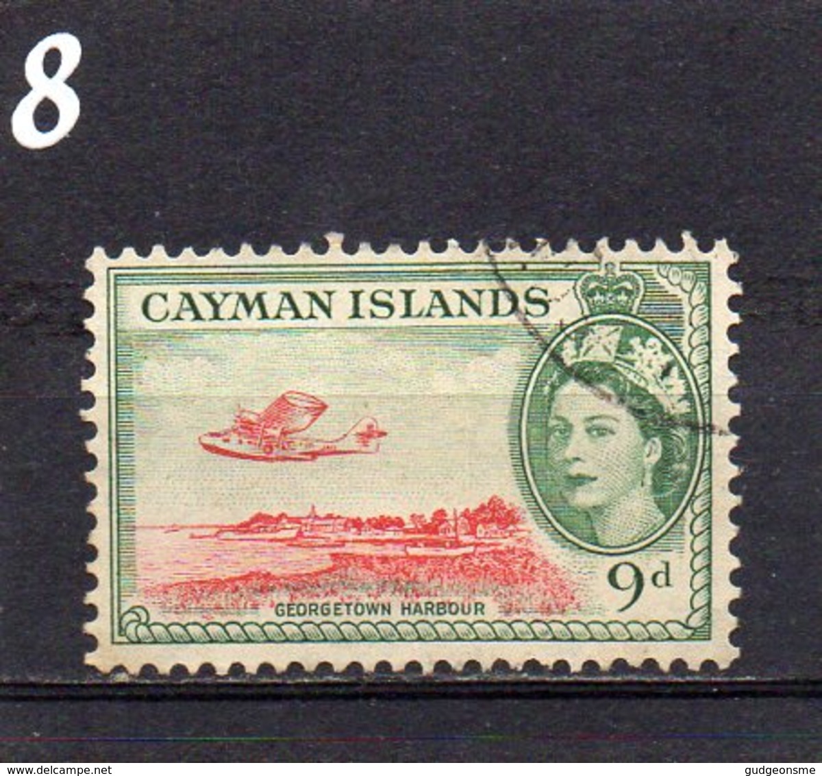 1953 QE11 Definitive Issue 9d Used - Kaimaninseln