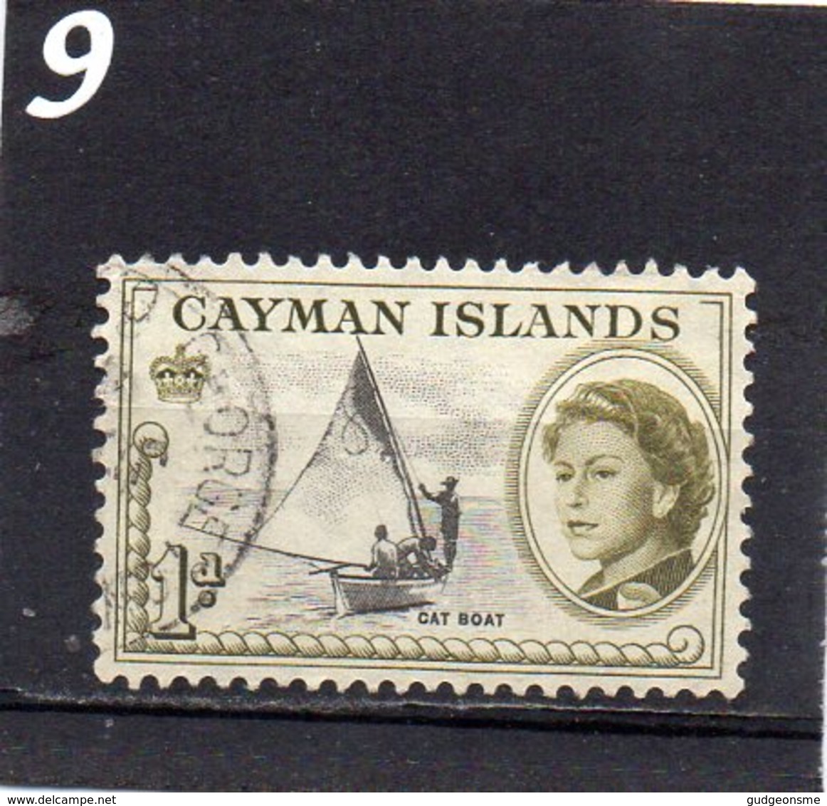 1962 New Issue 1d Used - Cayman Islands