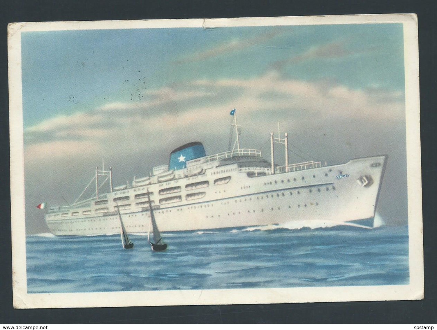 Australia 1957 Paquebot PPC Thursday Island To Innisfail Queensland , Tiny Tear At Top - Marcophilie