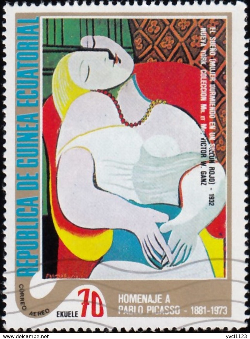 GUINEA ECUATORIAL - YW1026 Pablo Picasso / Used Stamp - Picasso