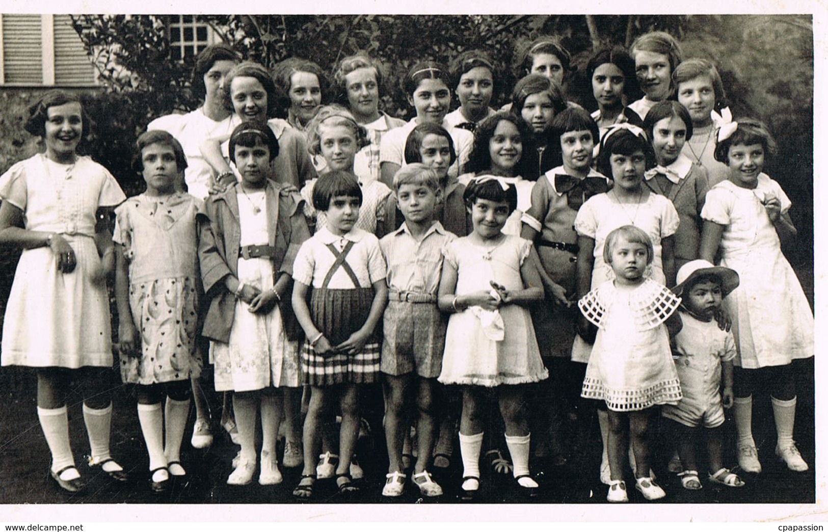 LA REUNION - Carte Photo De Classe D'Ecole  écrite Au Verso Par Une Institutrice -Scans Recto Verso -Paypal Free - Autres & Non Classés