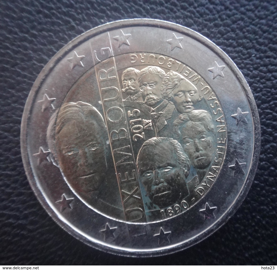 Luxembourg, 2 Euro, Dynastie Nassau-Weilbourg, 2015 CIRCULEET  COIN - Luxemburgo