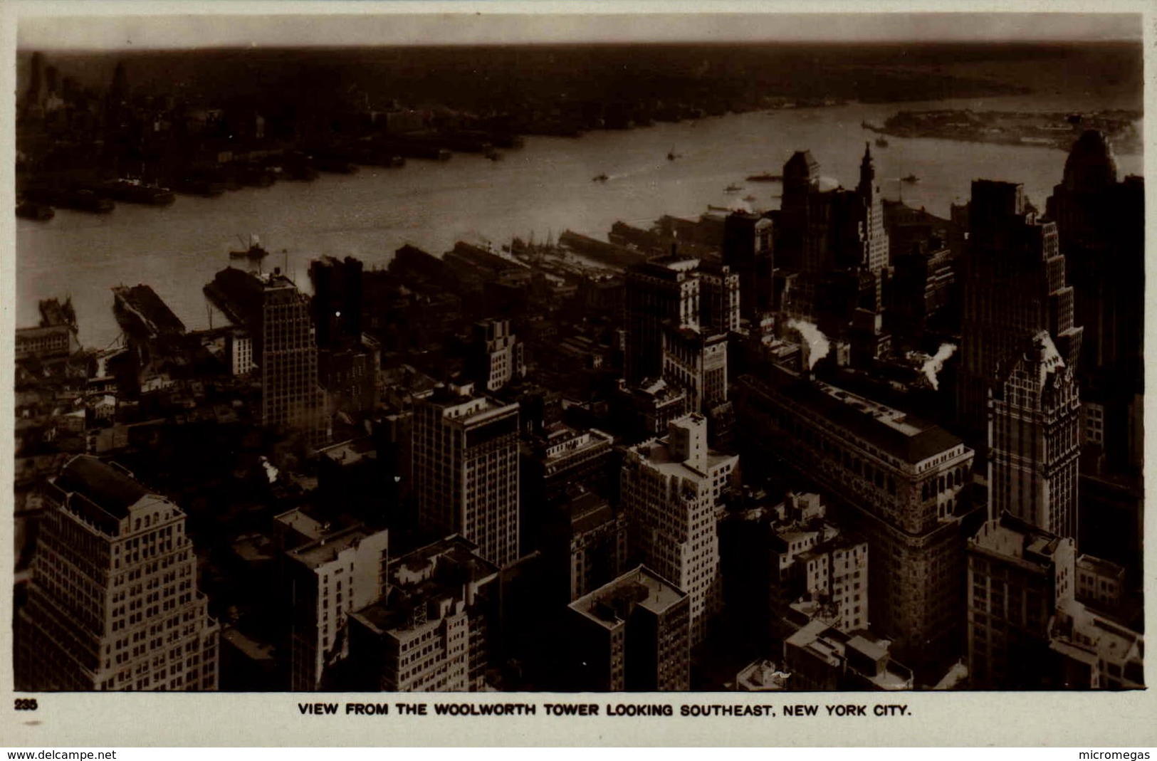 View From The Woolworthe Tower Looking Southeast, New York City - Autres & Non Classés