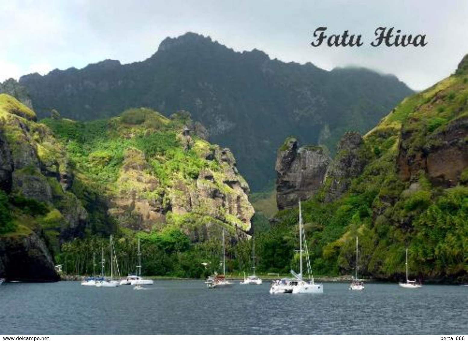 Marquesas Islands Fatu Hiva Island New Postcard - Polynésie Française