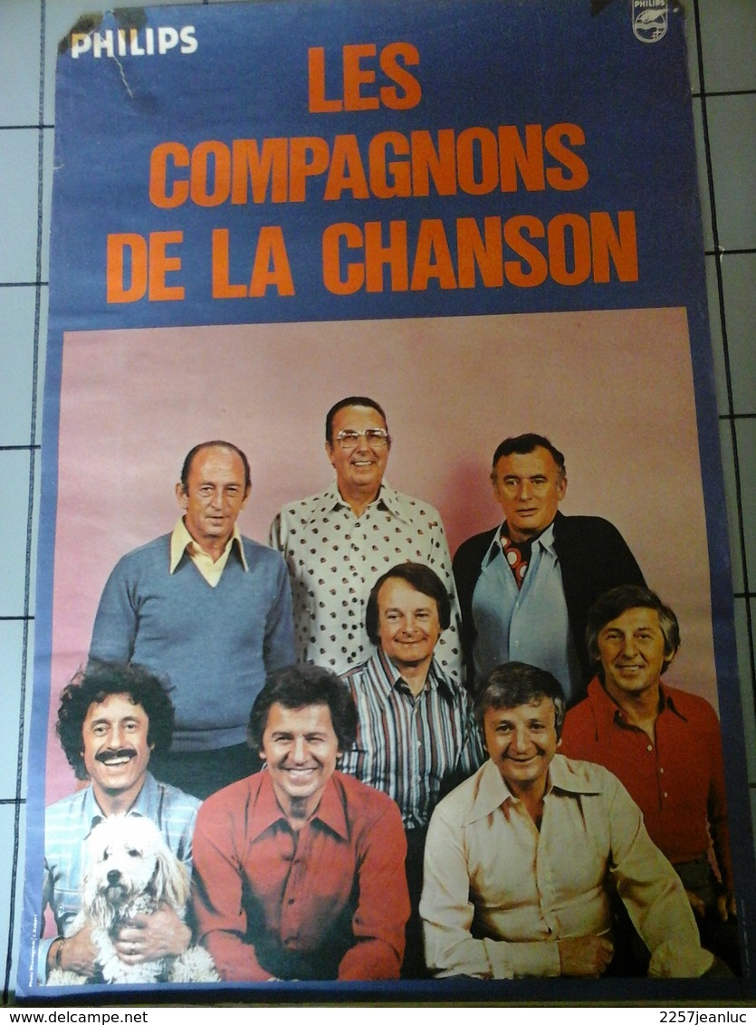 Affiche - Les Compagnons De La Chanson  Avec Pub Philips - Affiches & Posters