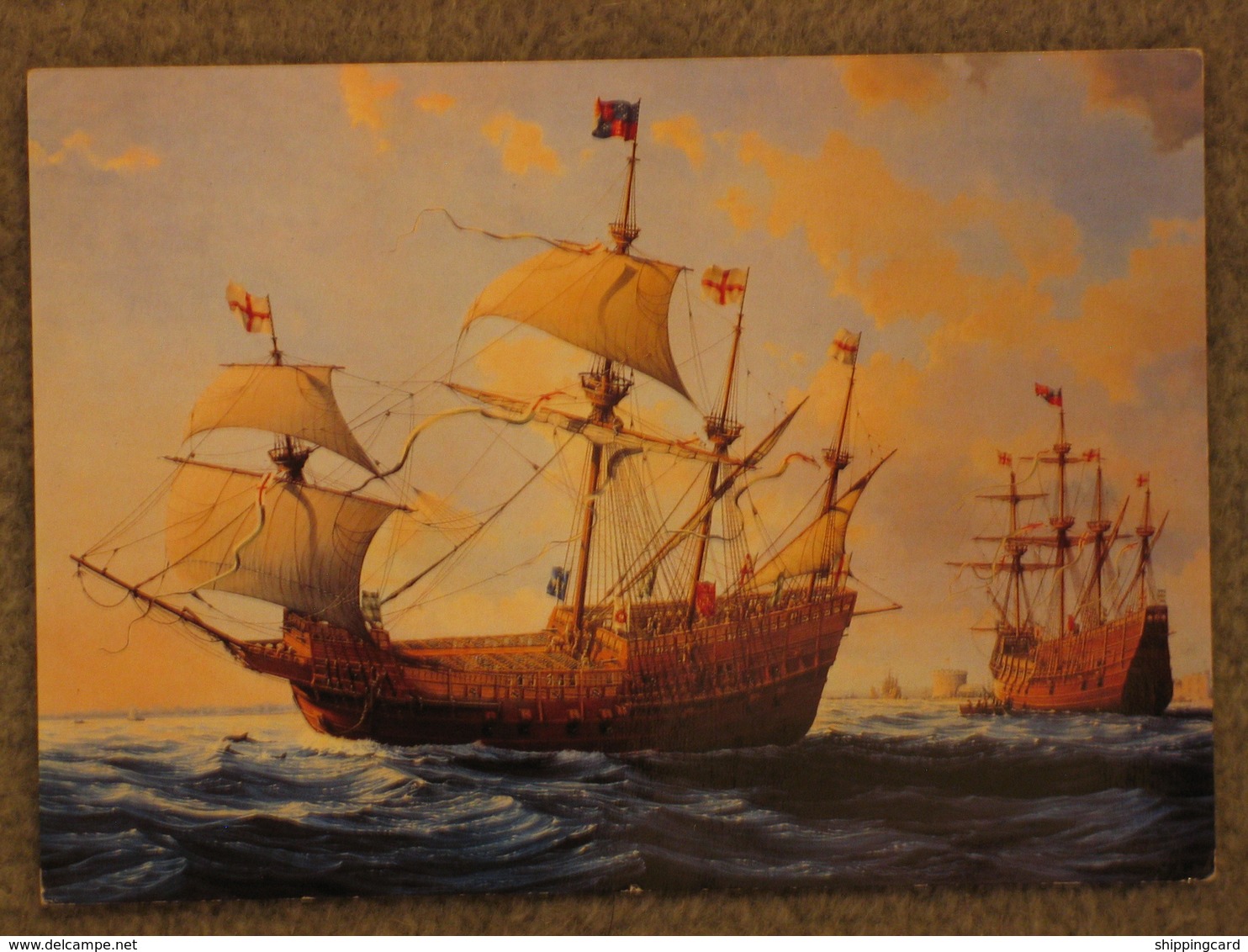 ARTIST'S IMPRESSION OF MARY ROSE - Warships