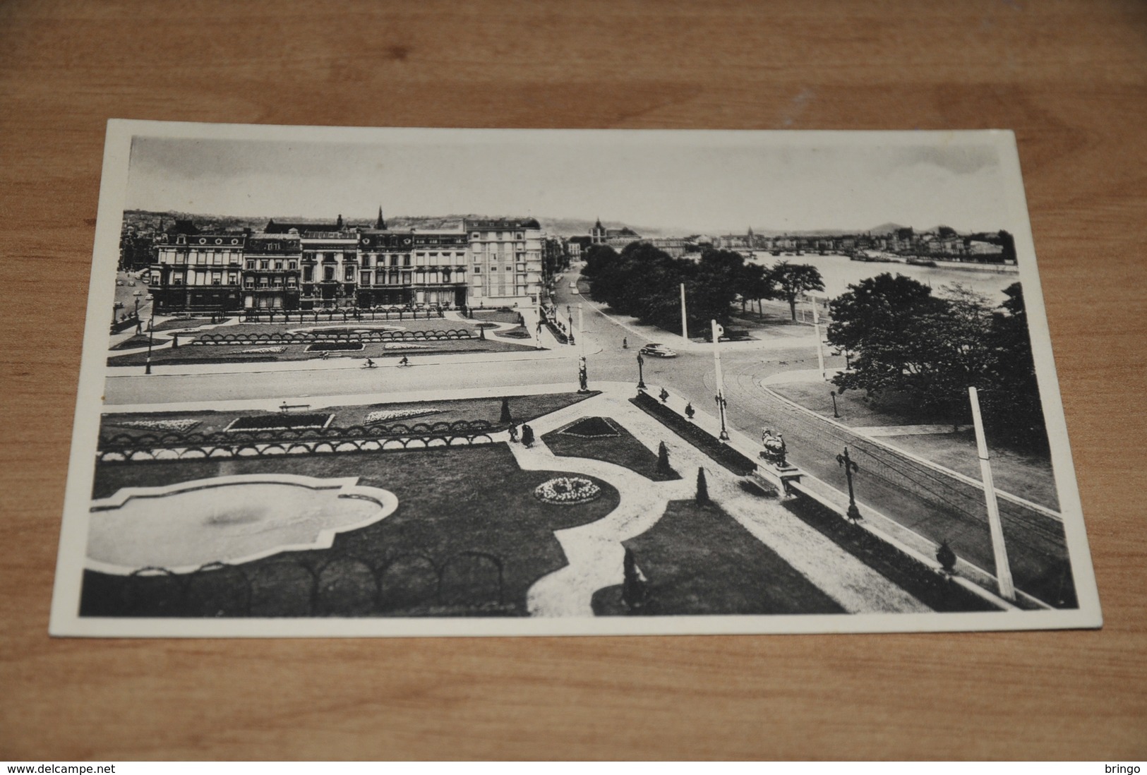 8927-    LIEGE  LUIK, LES TERRASSES ET LA MEUSE - Luik