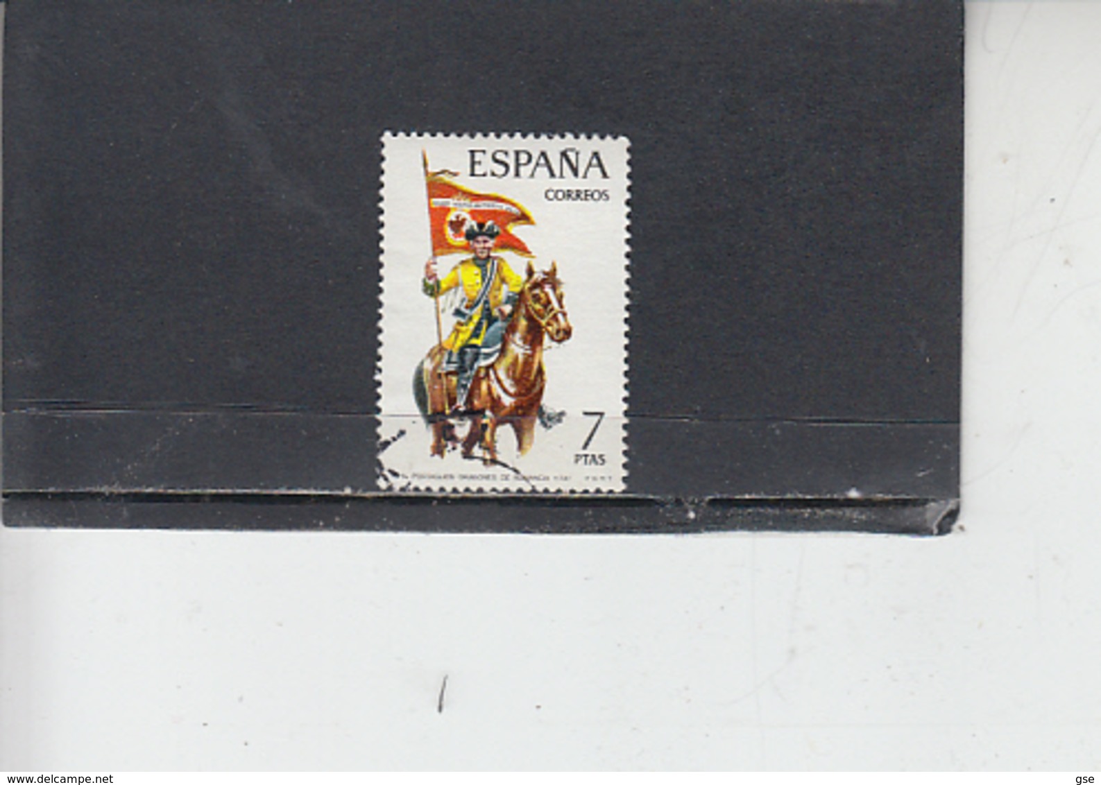 SPAGNA  1974 - Unificato  1855 - Militaria - Uniformi - Cavallo - Usati