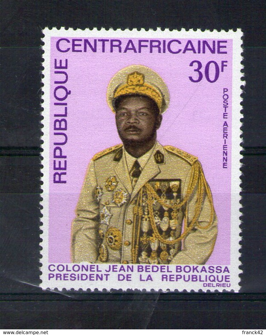 Centrafrique. Poste Aérienne. Bokassa - Centraal-Afrikaanse Republiek