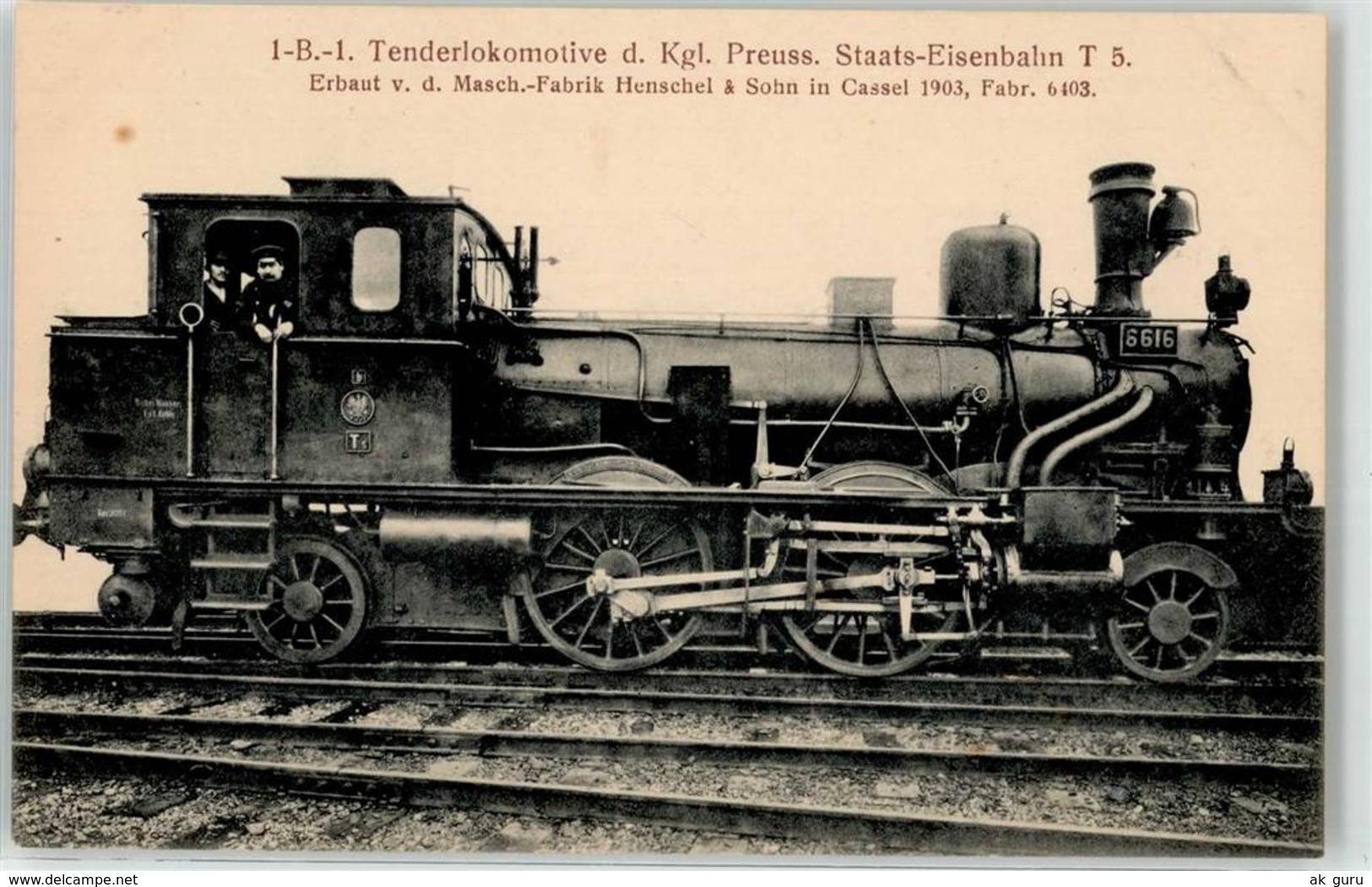 52956204 - 1 B 1 Tenderlokomotive Preuss. Staatsbahn T 5 - Trains