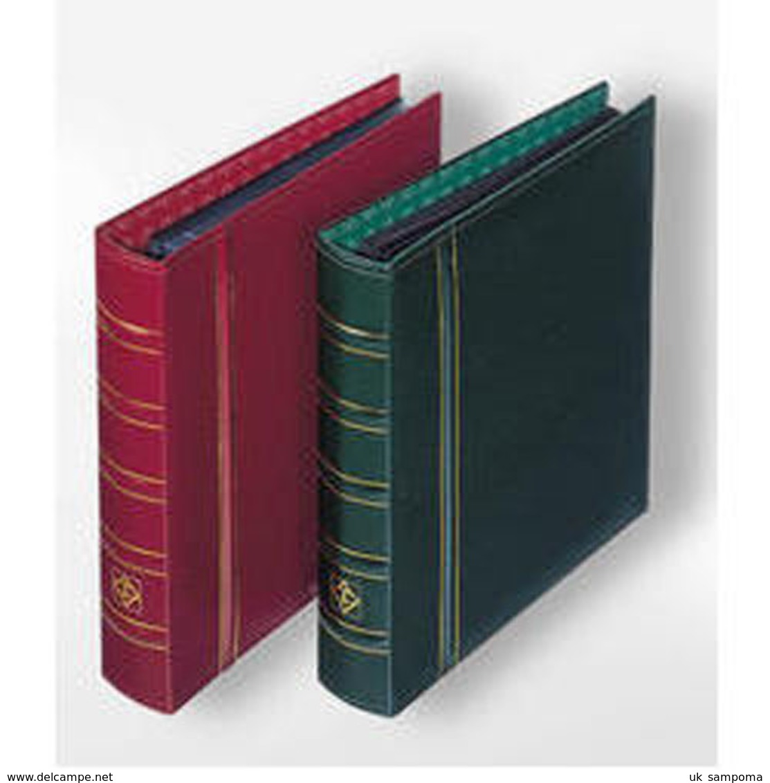 Ringbinder OPTIMA, In Classic Design, Red - Large Format, Black Pages