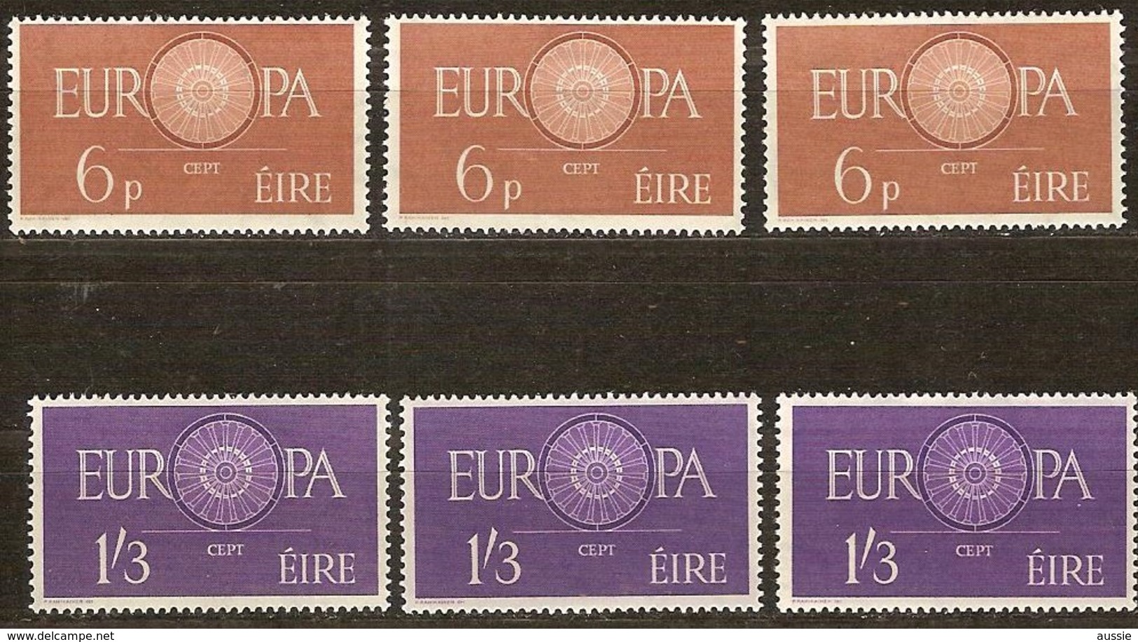 Irlande Ireland 1960 CEPT  Yvertn° 146-147 *** MNH Cote 150,00 Euro 3 Séries - Neufs