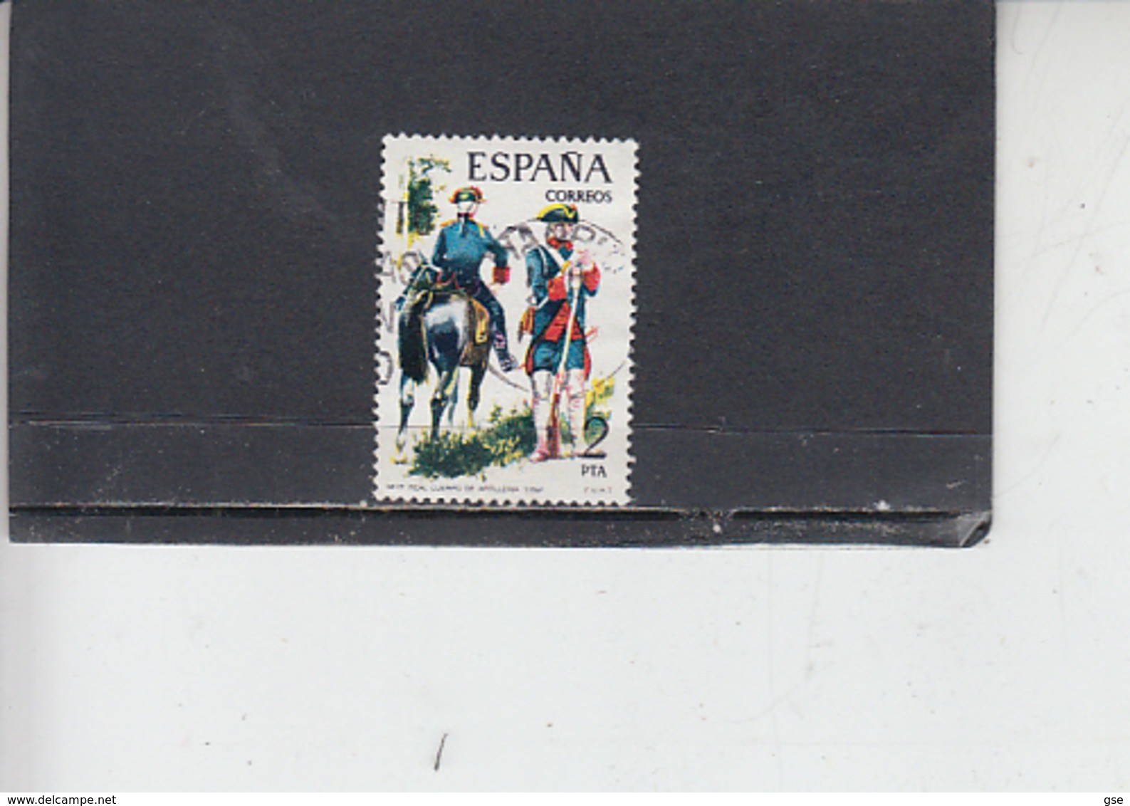 SPAGNA  1975 - Unificato  1891 -  Militaria - Uniformi - Cavallo - Usati