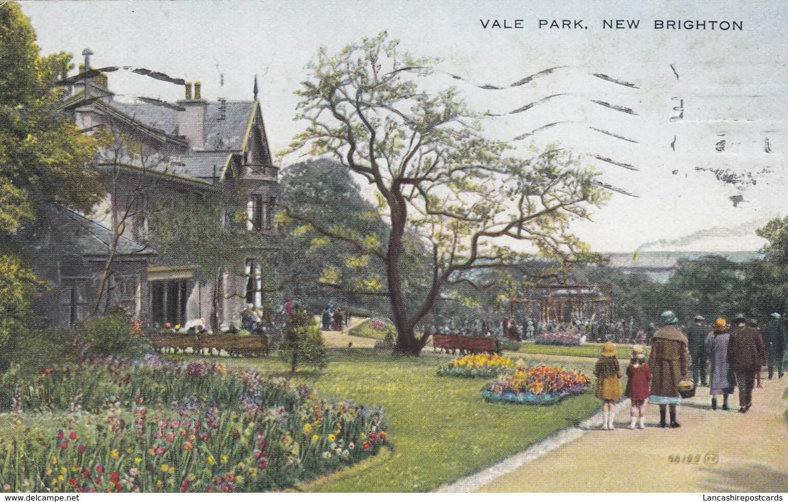 Postcard Vale Park New Brighton PU 1930 My Ref  B13020 - Other & Unclassified