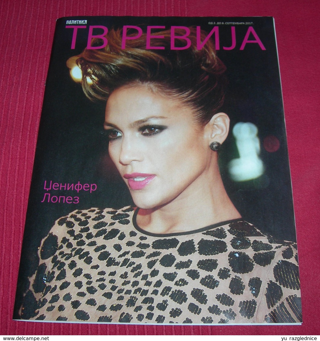 Jennifer Lopez - TV REVIJA - Serbian September 2017 EXTREMELY RARE - Revues & Journaux