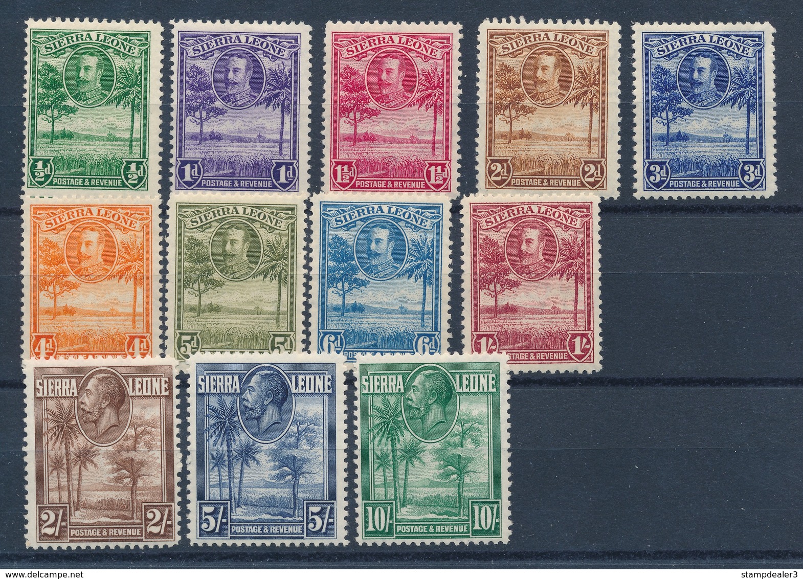 Sierra Leone Teilserie 1932 - Sierra Leone (...-1960)