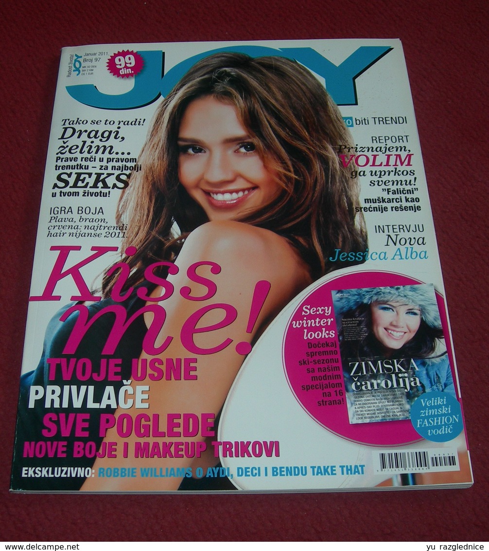 Jessica Alba - JOY - Serbian January 2011 VERY RARE - Magazines