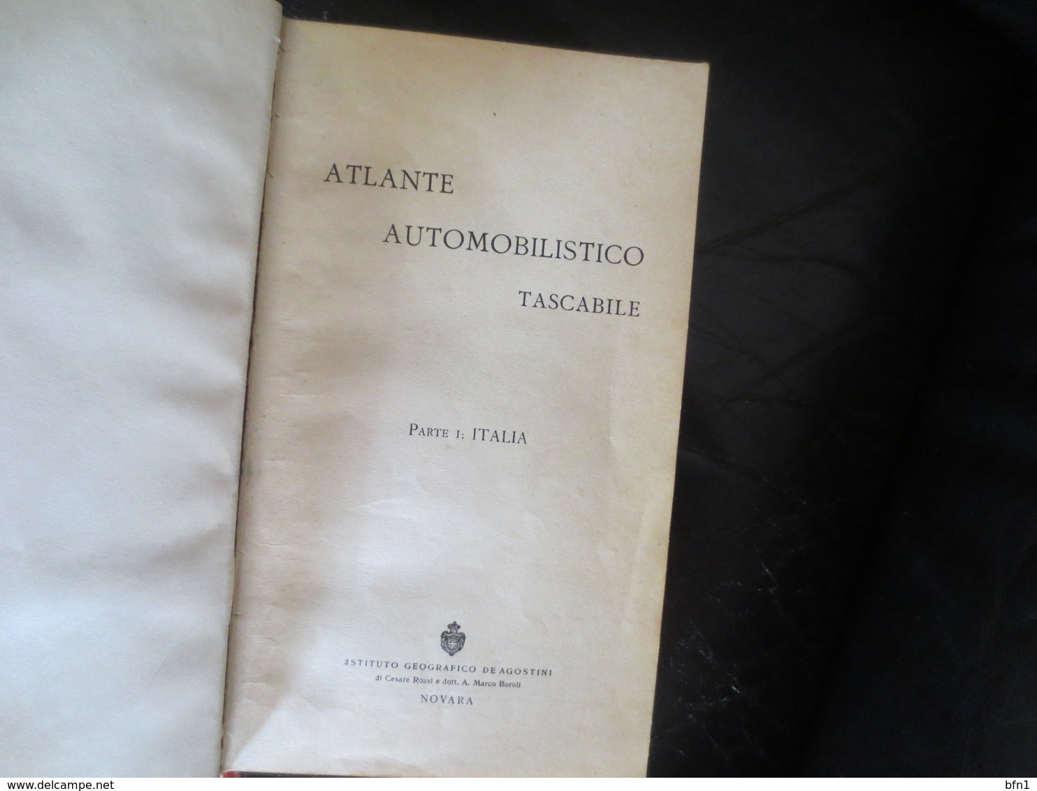 ATLANTE AUTOMOBILISTICO TASCABILE - ITALIA  1926 - Old Books