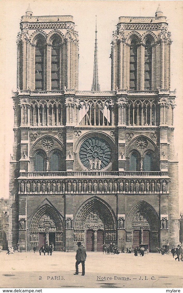 Cpa 75 Paris 1 Notre Dame - Notre Dame De Paris